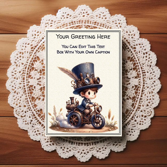 Carte Postale Art Steampunk de sentiment quotidien fantaisiste   (Créateur téléchargé)