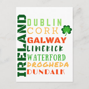 CARTE POSTALE ART SUBWAY IRLANDE