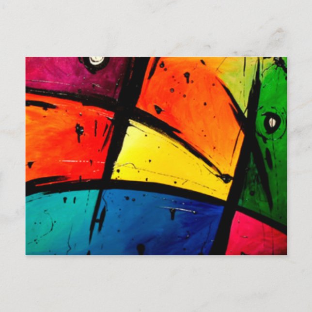Carte Postale Art Super Abstrait principal (Devant)