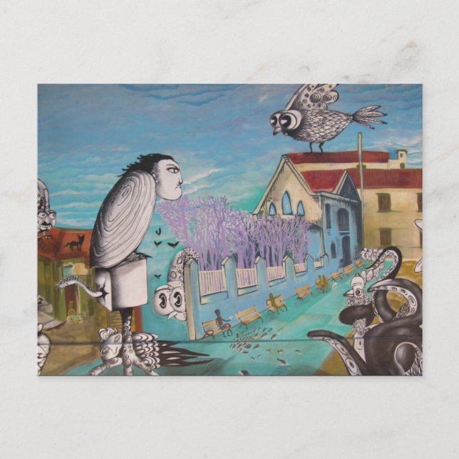 Carte Postale art surréaliste de valparaíso (Devant)