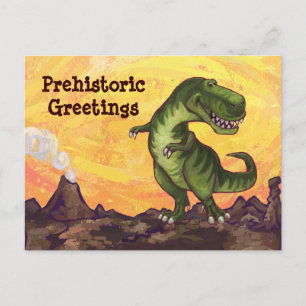 Carte postale art TRex