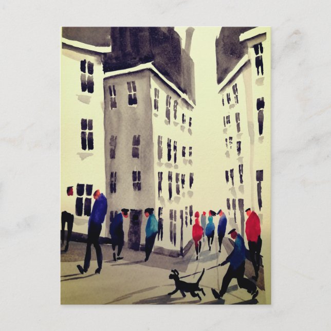 Carte postale Art urbain Dwellers (Devant)