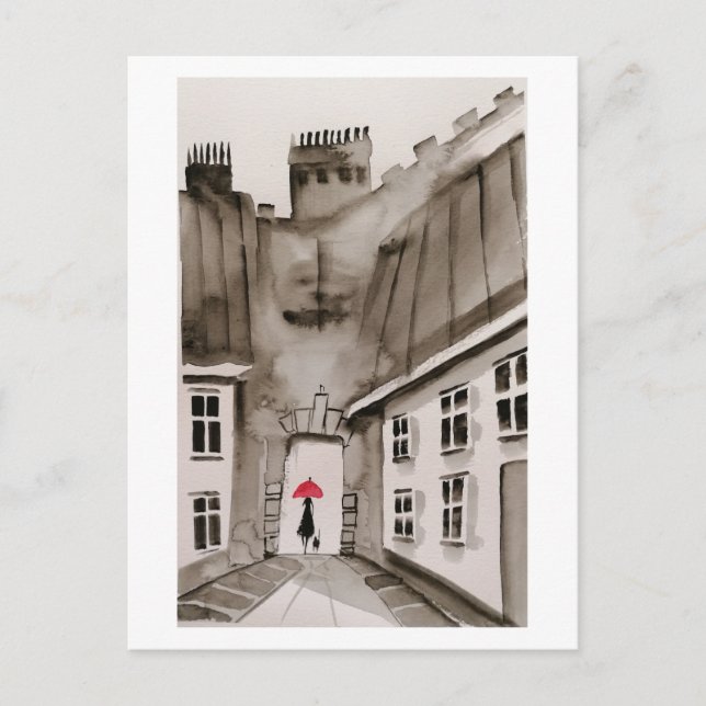 Carte postale Art Urbaine pour les marcheurs (Devant)