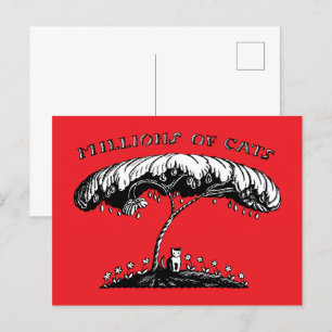 Carte Postale Art vintage Millions de chats Wanda Gag 1928