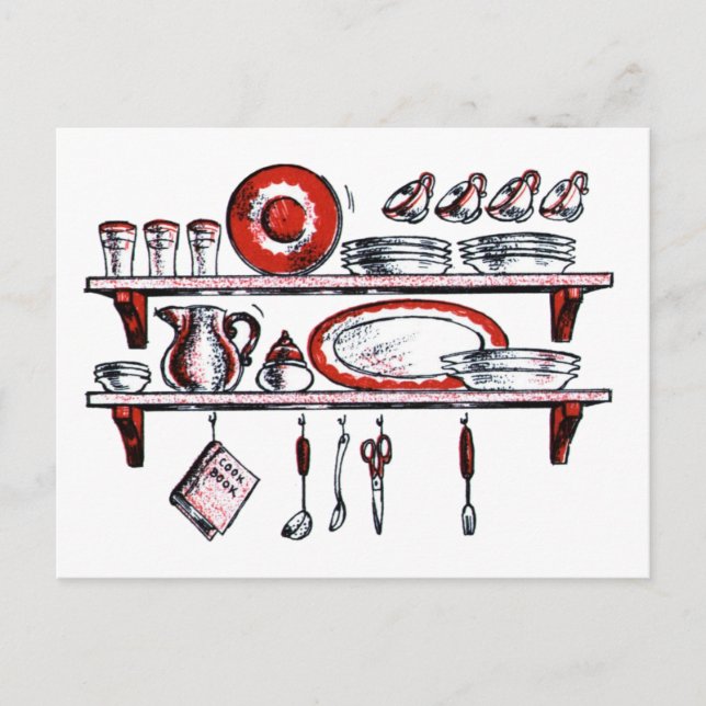 Carte Postale Art Whimsical Vieux (Devant)