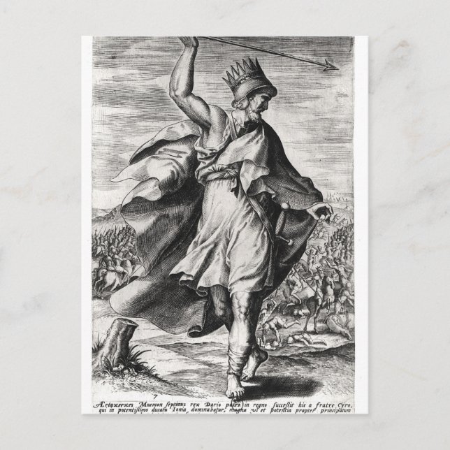 Carte Postale Artaxerxes II roi de Perse (Devant)