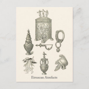 Carte Postale Artefacts étrusques 6