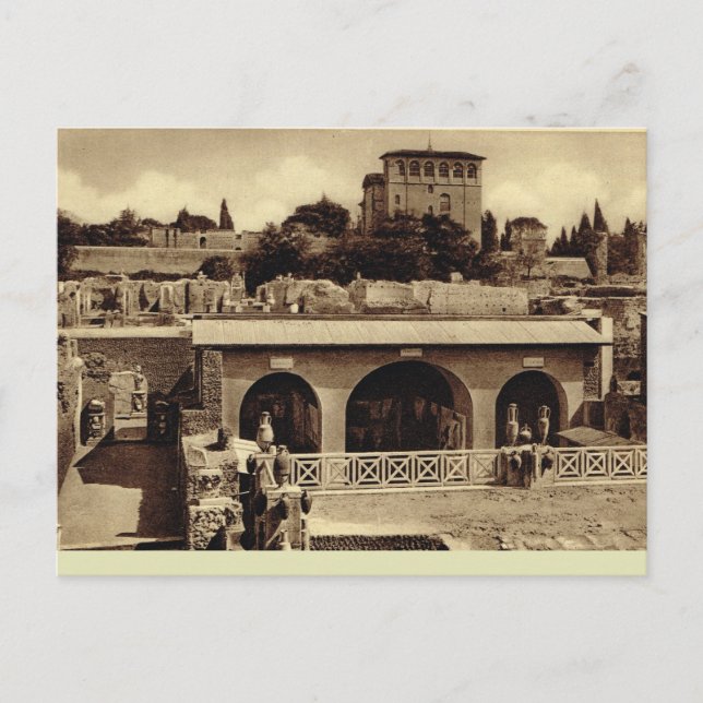 Carte Postale Artefacts romains (Devant)