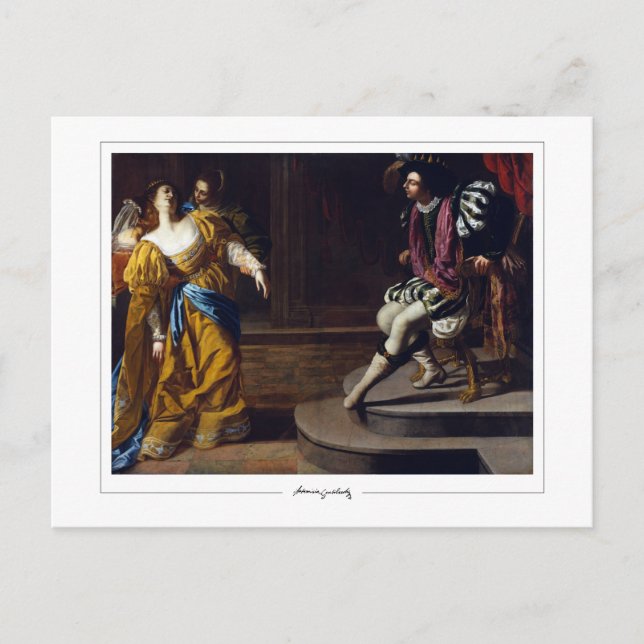 Carte Postale Artemisia Gentileschi #20 - Beaux-arts (Devant)
