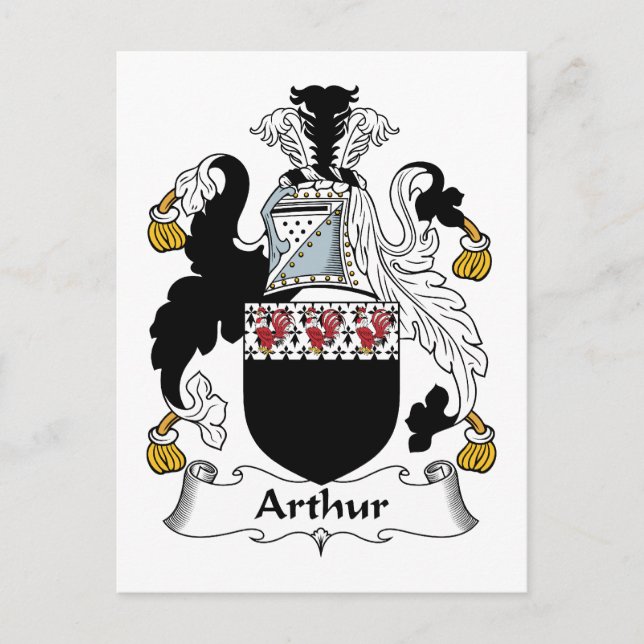 Carte Postale Arthur Family Crest (Devant)