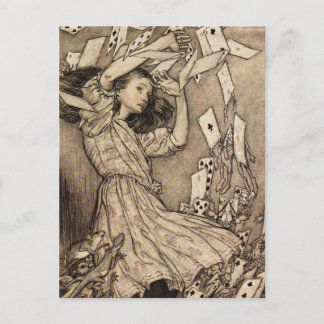 Carte Postale Arthur Rackham Alice Au Pays Des Merveilles
