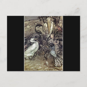 Carte Postale Arthur Rackham Alice Au Pays Des Merveilles