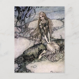 Carte Postale Arthur Rackham Fairy Art de "Undine"
