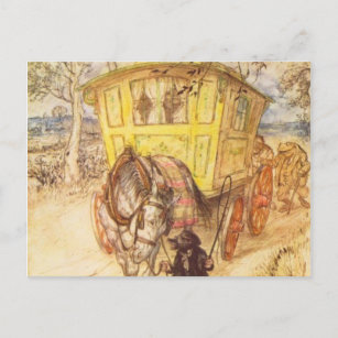 Carte Postale Arthur Rackham - Le Vent Dans Les Saules
