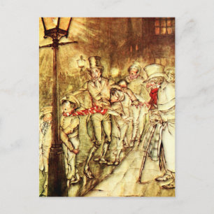Carte Postale Arthur Rackham - Un Carol de Noël - Rue