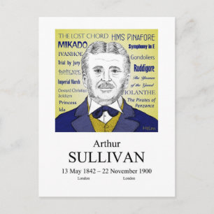 Carte Postale Arthur Sullivan