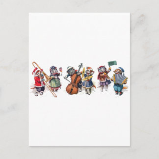 Carte Postale Arthur Thiele - Les chats jouent de l'orchestre d