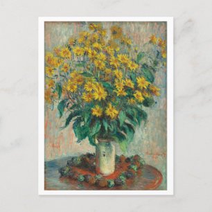Carte Postale Artichoke de Jérusalem Peinture de Monet