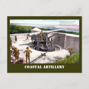 Carte Postale Artillerie côtière