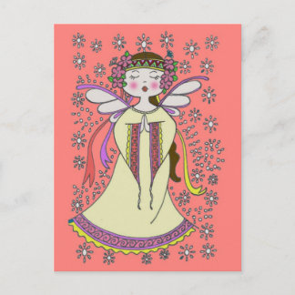 Carte Postale Artisanat folklorique ukrainien d'ange