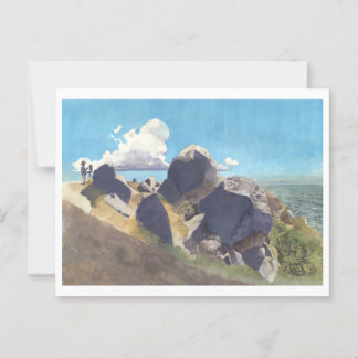 Carte Postale Artiste sur la côte californienne