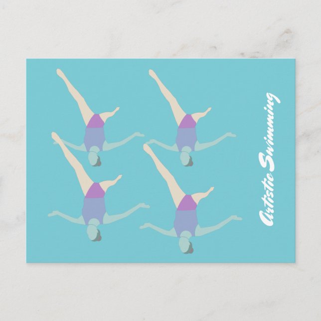 Carte Postale Artistic Swimming (Devant)