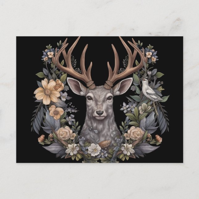 Carte Postale Artistique Nordic Retro Pagan (Devant)