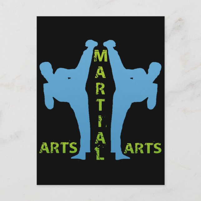 CARTE POSTALE ARTS MARTIAUX (Devant)