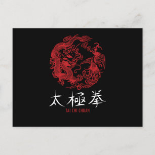 Carte Postale Arts Martiaux Autodéfense Méditer Yoga Tai Chi Ch
