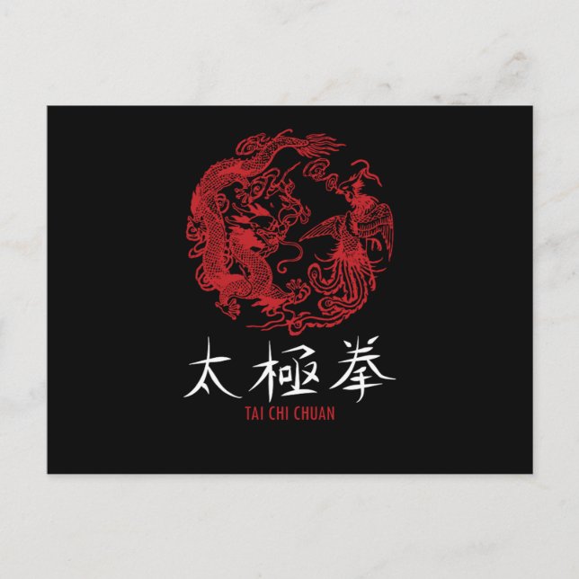 Carte Postale Arts Martiaux Autodéfense Méditer Yoga Tai Chi Ch (Devant)