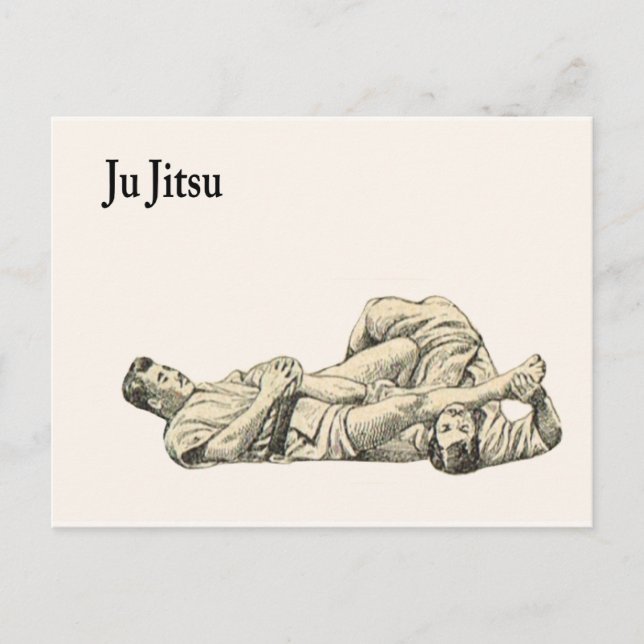 Carte Postale Arts martiaux Ju jitsu 11 (Devant)