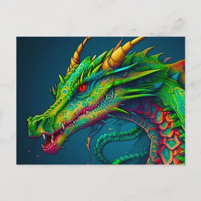 Carte Postale Artsy Dragon (Devant)