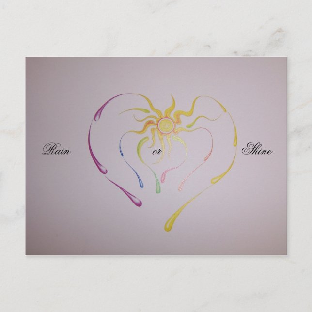 Carte Postale artwork 011, Pluie ... (Devant)