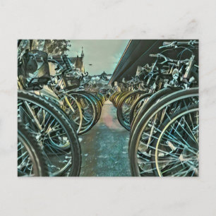 Carte Postale artwork cyclable vintage