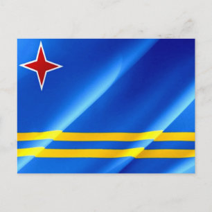 Carte Postale Aruba - Drapeau -