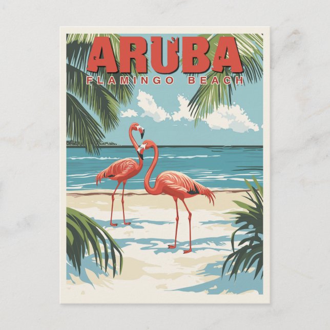 Carte Postale Aruba - Paradis Tropical Voyage  (Devant)