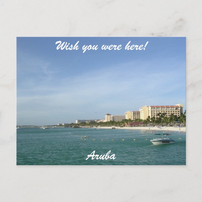 Carte Postale Aruba Paradise (Devant)