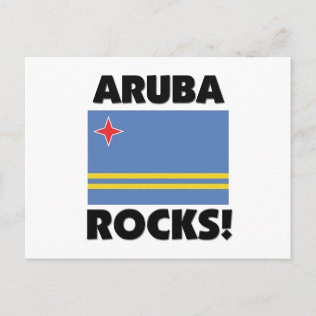 Carte Postale Aruba Rocks (Devant)
