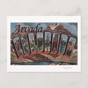 Carte Postale Arvada, Colorado - Scènes de grandes lettres