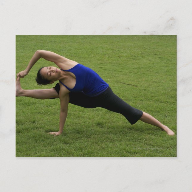 Carte Postale Asana yoga (Devant)