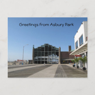 Carte Postale Asbury Park NJ Boardwalk - Casino Building