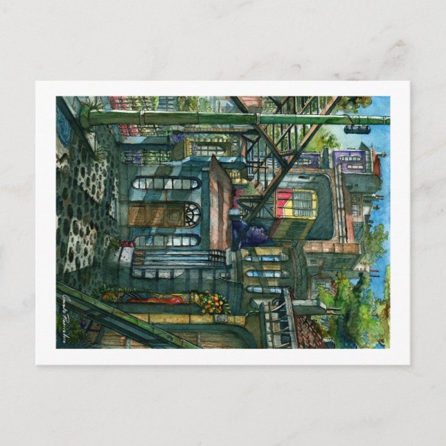 Carte Postale Ascensor al atardecer  (Devant)