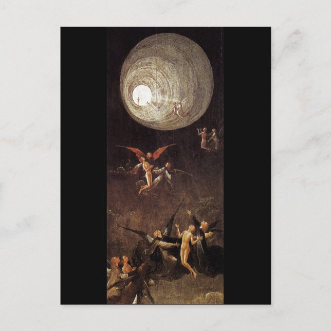Carte Postale Ascent of the Blessed, by Hieronymus Bosch (Devant)