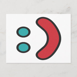 Carte Postale Ascii Smile