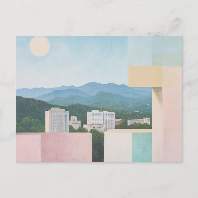 Carte postale Asheville, Caroline du Nord (Devant)