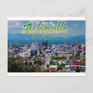 CARTE POSTALE ASHEVILLE, CAROLINE DU NORD