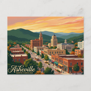 Carte Postale Asheville États-Unis