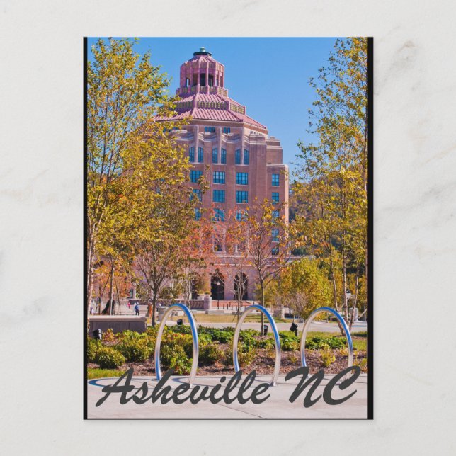 Carte Postale Asheville NC (Devant)