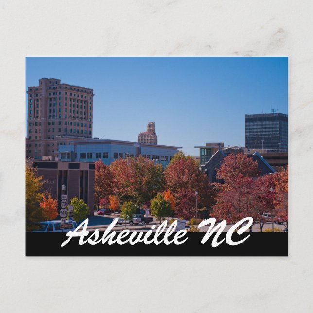 Carte Postale Asheville NC (Devant)