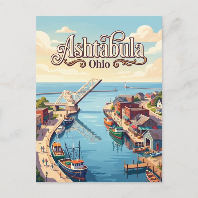 Carte Postale Ashtabula, Ohio (Devant)